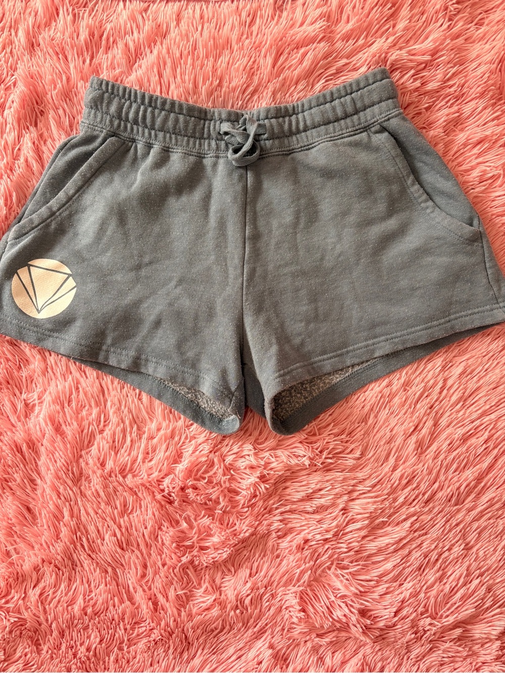 Women's Charcoal Gray Cozy Lounge Shorts